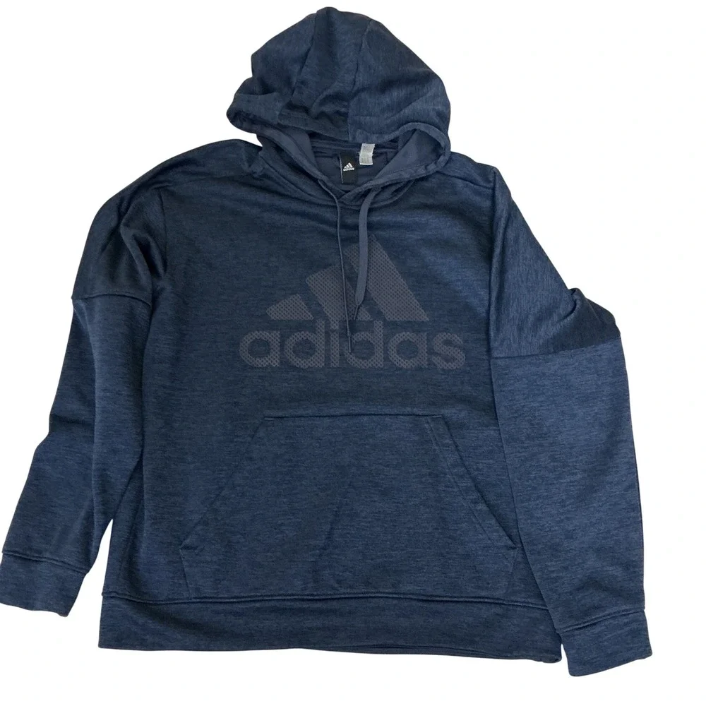 adidas hoodie blue